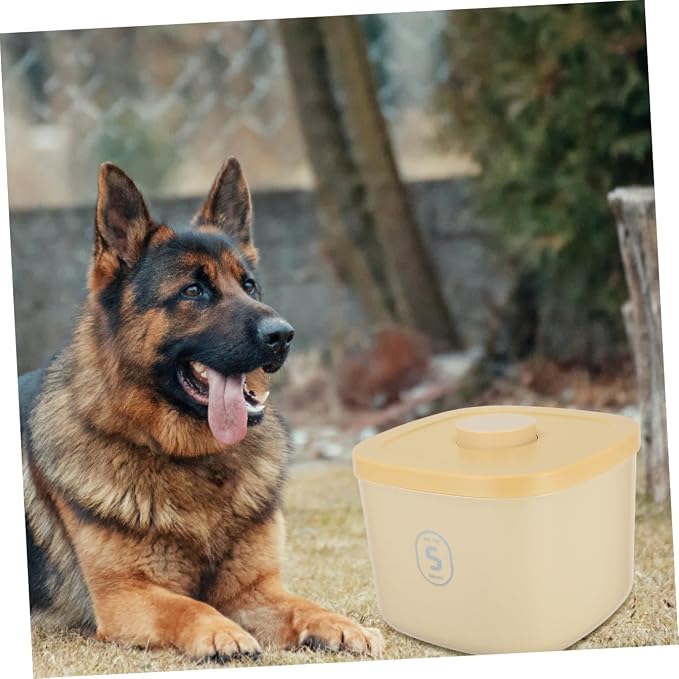 UPKOCH Small Airtight Pet Food Storage Container Vacuum Sealed Dog and Cat Food Bin Plastic Household Snack Keeper for Freshness and Moisture Protection