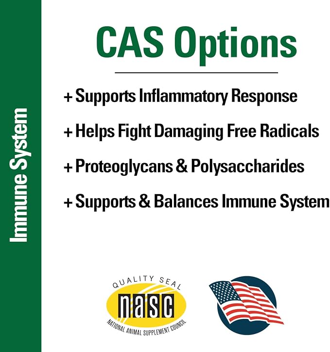 Vet Classics CAS Options Immune Support Supplement for Dogs- 120 Soft Chews