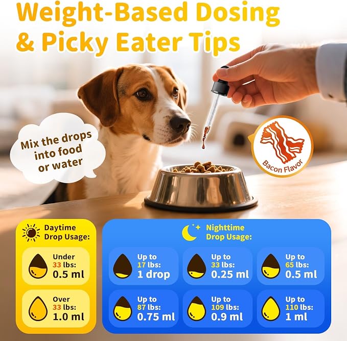 Calming Melatonin Drops for Dogs
