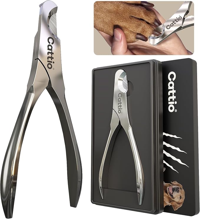Dog Nail Clippers, All Steel with Built-in Spring