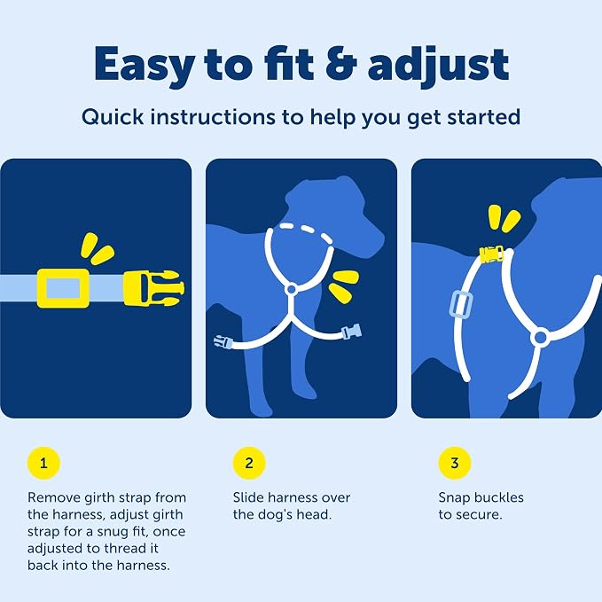 PetSafe EasySport Dog Harness, Adjustable Padded Dog Harness with Control Handle and Reflective Piping, From the Makers of the Easy Walk Harness, Red | Padded, Elastic Neckline Harness for Active Dogs, Reflective Piping for Visibility, Top Control Hand...