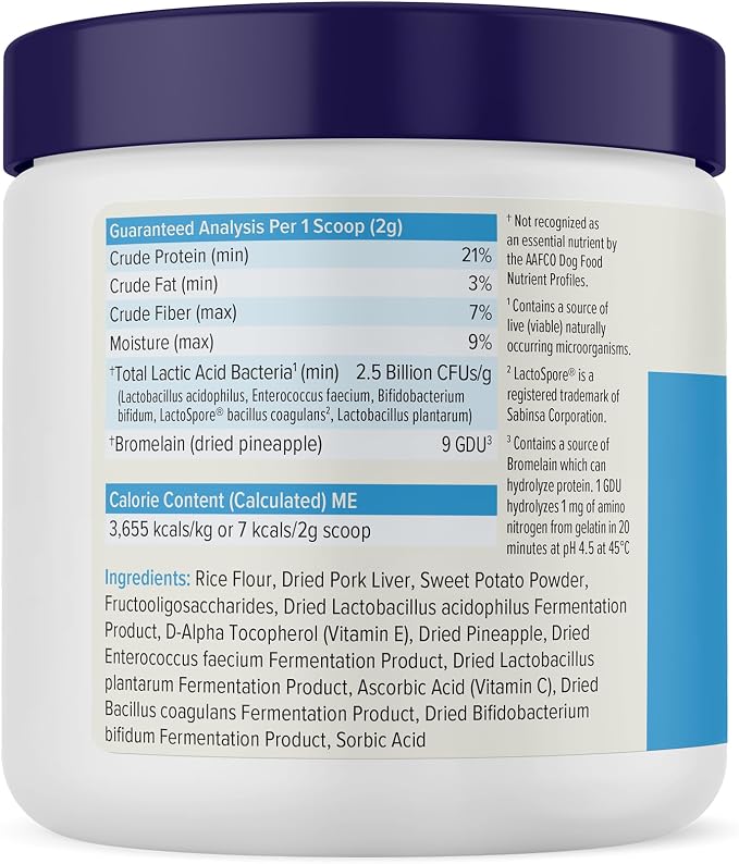 Vetnique Glandex Probiotic Powder for Dogs - 4.25oz, Pork Flavor