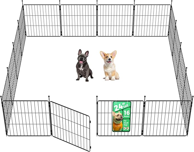 FXW MiniPaws Unleashed Dog Playpen, 24in 16 Panels