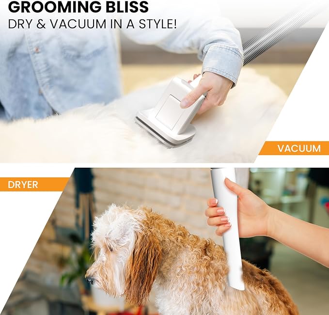 FurCare Pro 3-in-1 Grooming Kit with Vacuum Suction (99%), 4L