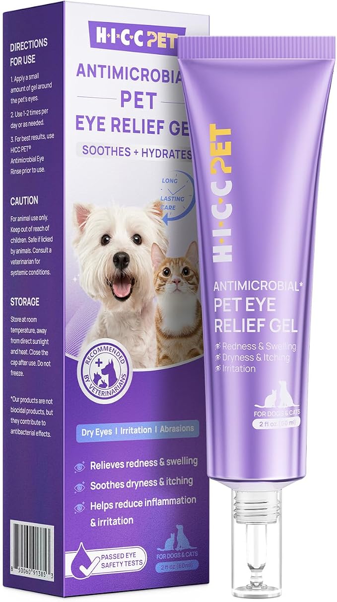 HICC PET Dog Eye Gel Drops, 2 fl oz