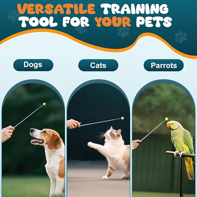 Dog Training Clicker with Target Stick