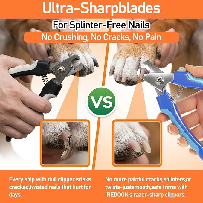 MAQUITA Dog Nail Clippers & Trimmers Set, 6pcs