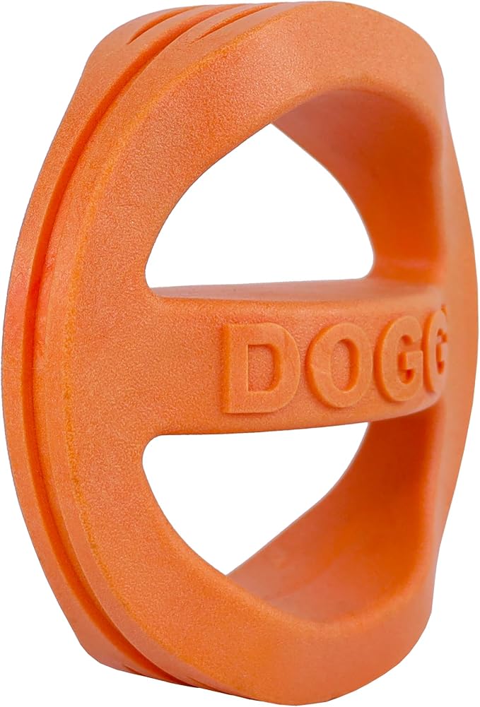 Van Ness Pets Doggi Catch and Carry Flying Disc, Small, Orange