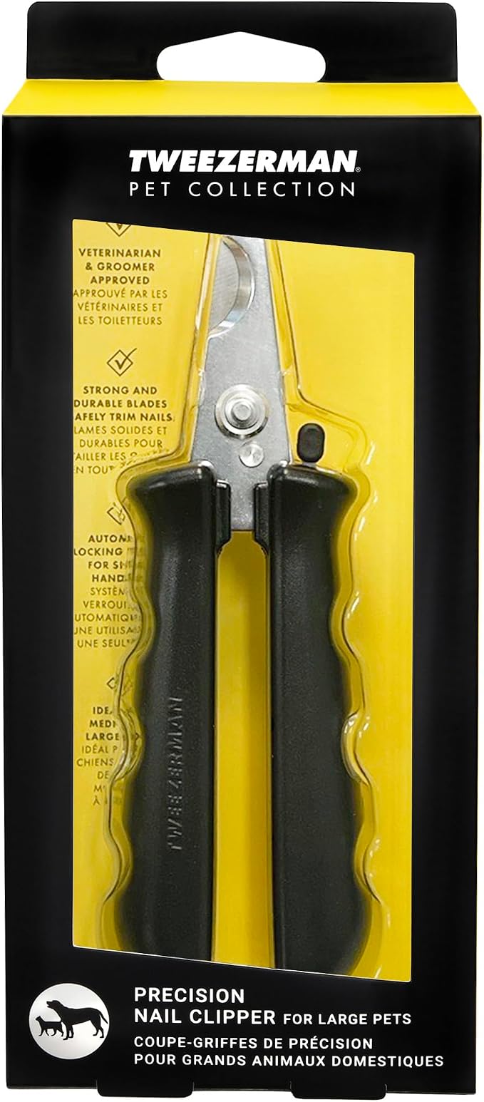 Tweezerman Large Dog & Cat Nail Clippers, Ergonomic