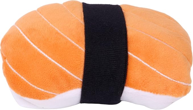 ZippyPaws NomNomz Dog Squeaky Toys to Keep Them Busy, Pet Products - Sushi | Funny Food Plush for Small & Medium Dogs, Cute Stuffed Puppy Toy, Gift for Dogs of All Breeds, Soft and Cuddly