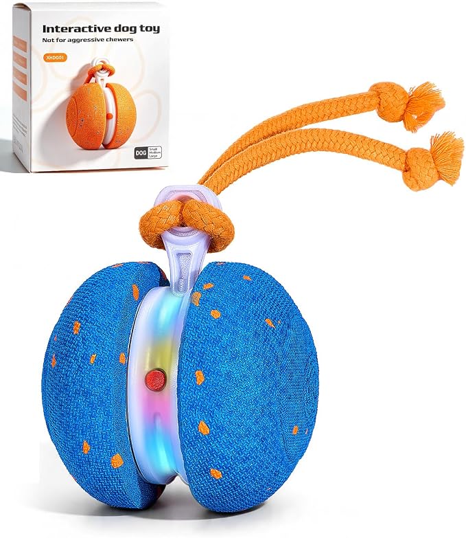 osou Interactive Dog Toy, Automatic Moving Dog Ball Toy with 2 Speed Modes | Random Rolling Path, Motion-Activated, Auto-off, Pet-Safe ETPU Shell, for Small Medium Large Dogs and Most Dog Personalities