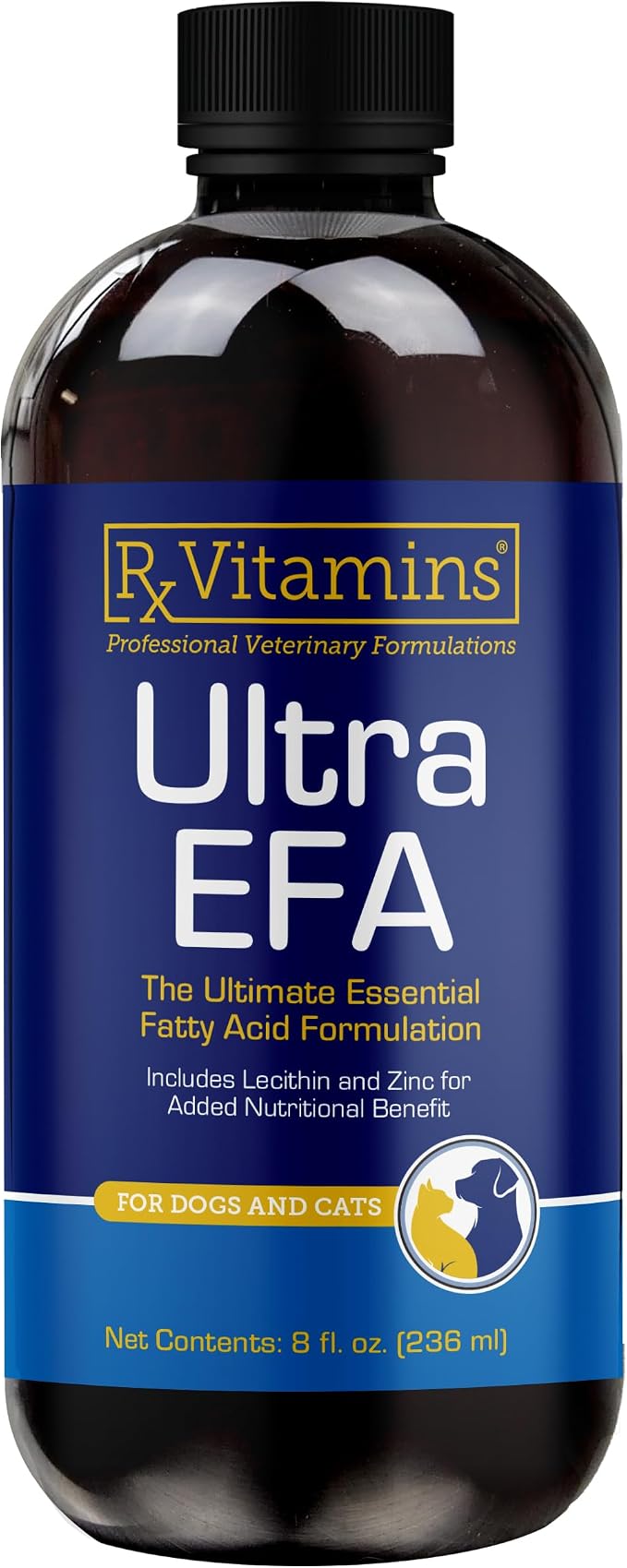 Rx Vitamins Ultra EFA Omega 3 Fish Oil for Dogs & Cats - 8oz