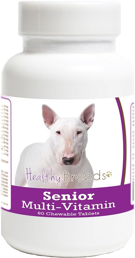 Healthy Breeds Bull Terrier Senior Dog Multivitamin Tablets 60 Count