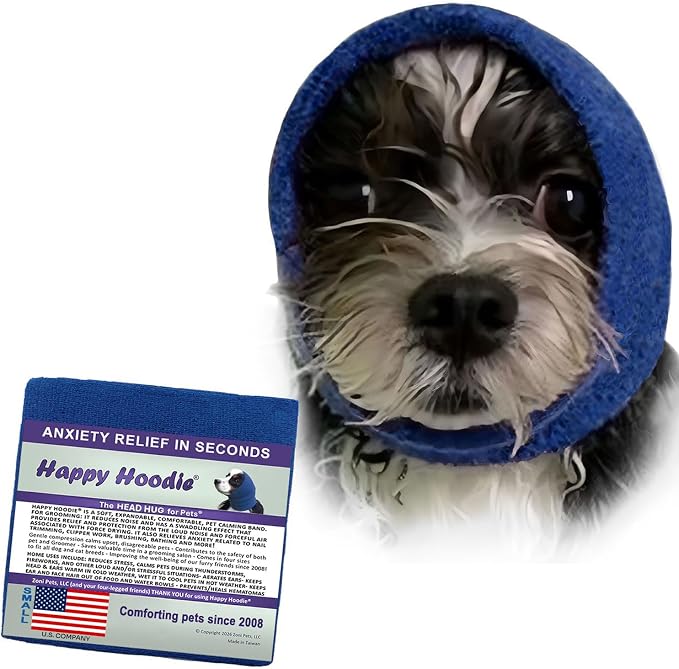 Happy Hoodie The Original Dog & Cat Calming Band for Noise & Anxiety Relief
