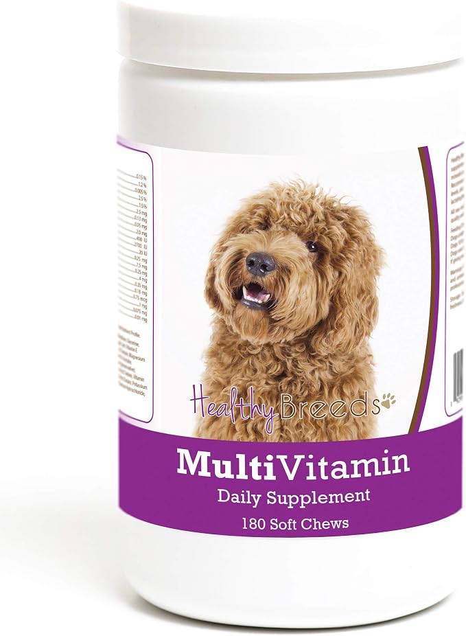 Healthy Breeds Labradoodle Multivitamin Soft Chew for Dogs 180 Count
