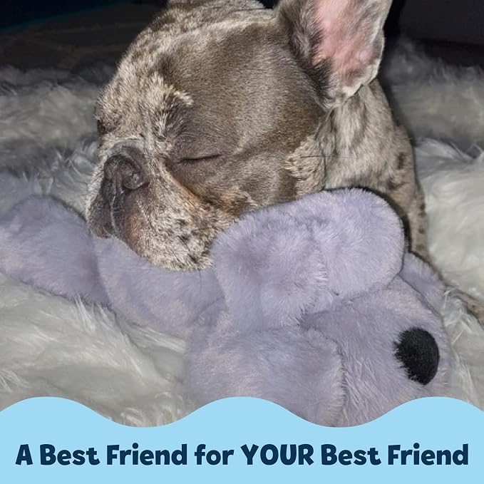 Snuggle Puppy Junior Heartbeat Toy, Small, Gray