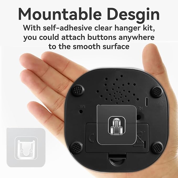 Dog Voice Recorder Button for Communication, 4 Pcs, Rechargeable