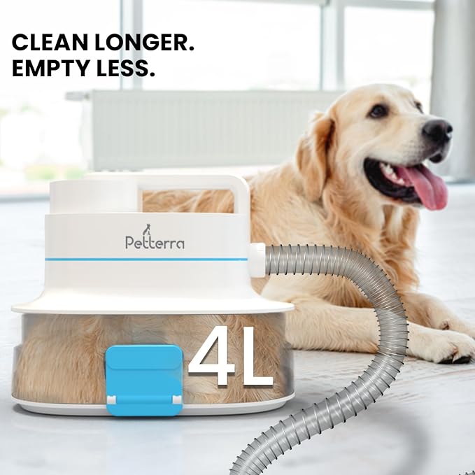 FurCare Pro 3-in-1 Grooming Kit with Vacuum Suction (99%), 4L