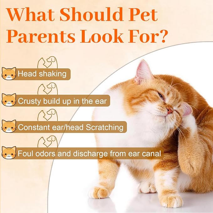 Ear Cleaner Solution for Dogs and Cats