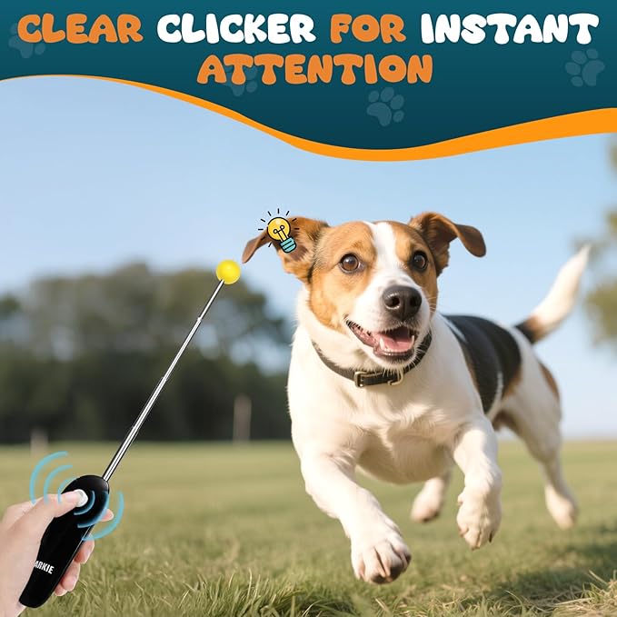 Dog Training Clicker with Target Stick