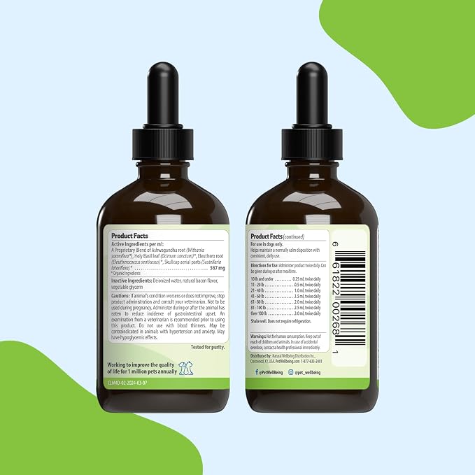 Pet Wellbeing Calming Care for Dogs, 4 oz