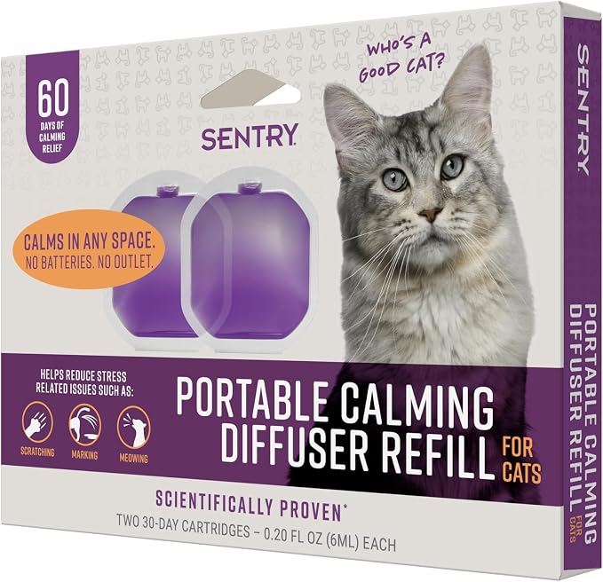 Sentry Portable Calming Diffuser Refill for Cats