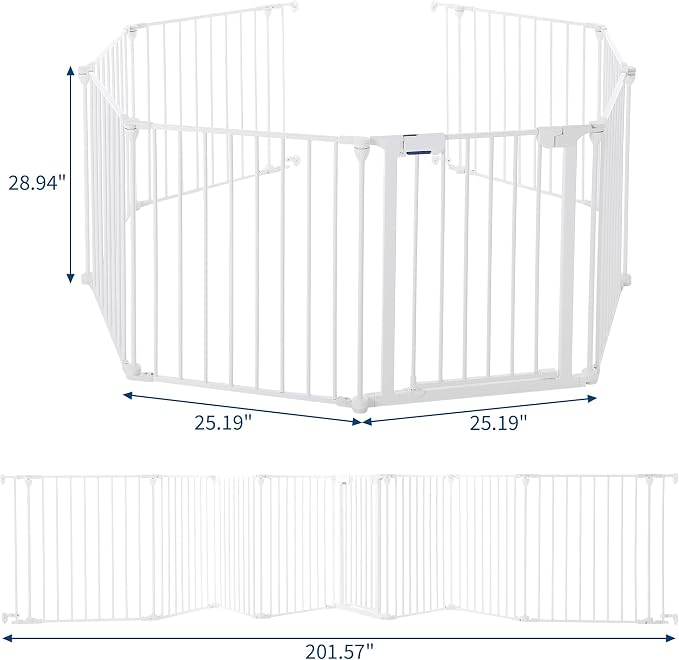 Portable Indoor Dog Playpen, 29in H, 8pcs