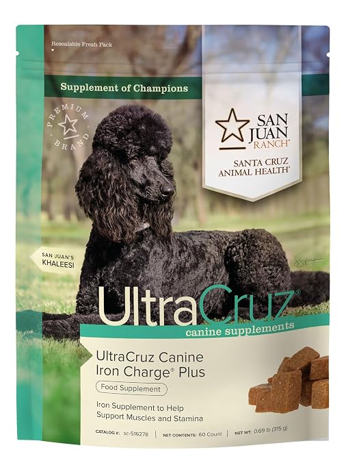 Ultracruz Canine Iron Charge® Plus, 60 Tasty Chews