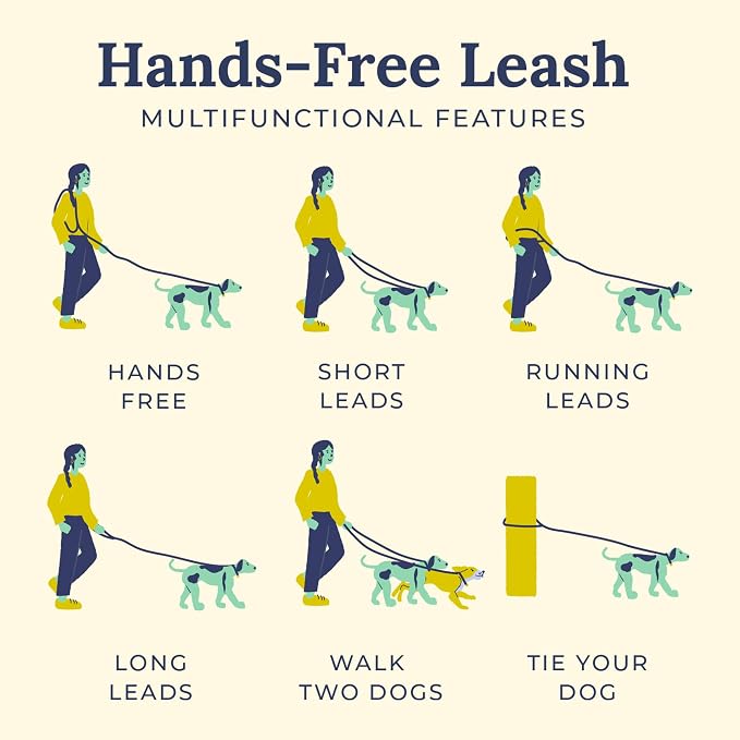 Rosewater Hands-Free Rope Leash