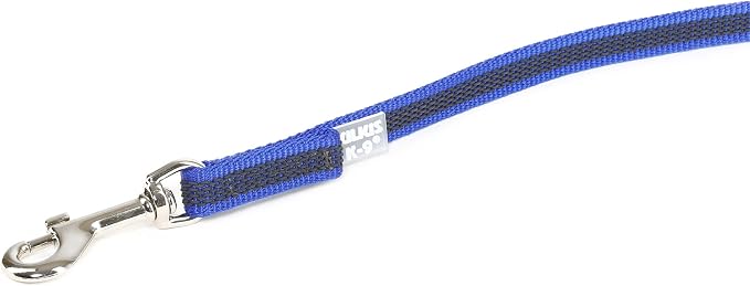 Color & Gray Super-Grip Leash with Handle, 14 mm x 1 m, Blue-Gray