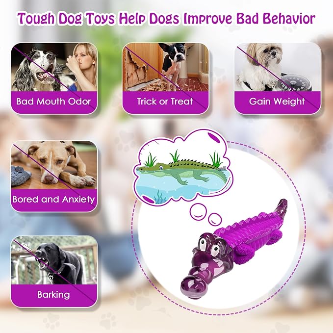 Jeefome Dog Chew Toys for Aggressive Chewers | Indestructible Dog Toys for Small Meduium Large Breed, Suitable for Indoor and Outdoor Play
