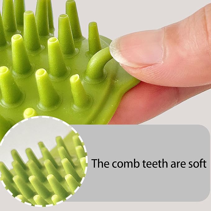 4pcs Groomer Massage Brushes Furniture Mountable Grooming Tool for Itch Relief Adjustable Silicone Cats Groomer