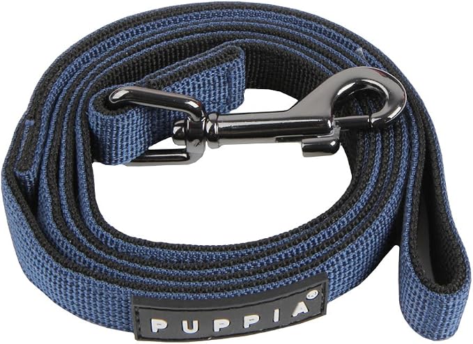 Puppia Two Tone Dog Lead Strong Durable Comfortable Grip Walking Training Leash for Small & Medium Dog, Royal, Small