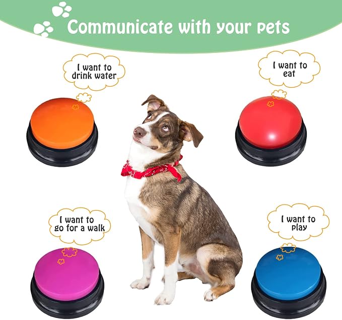 FINEST+ Voice Recording Button for Communication, 8 Pcs