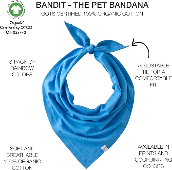 Pet Passion Bandit, Medium/X-Large, 8-Pack, Small, Blue