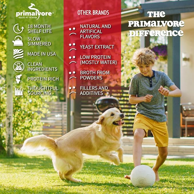 Free-Range Bone Broth for Dogs & Cats - Chicken, 6-Pack