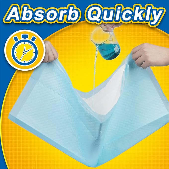Dogcator Dog Pee Pads Extra Large 80 Count, Thicken Dog Training Pads 30"x36", Puppy Pee Sheets XL for Indoor, Outdoor Use, Heavy Absorbent Disposable Underpads, Blue