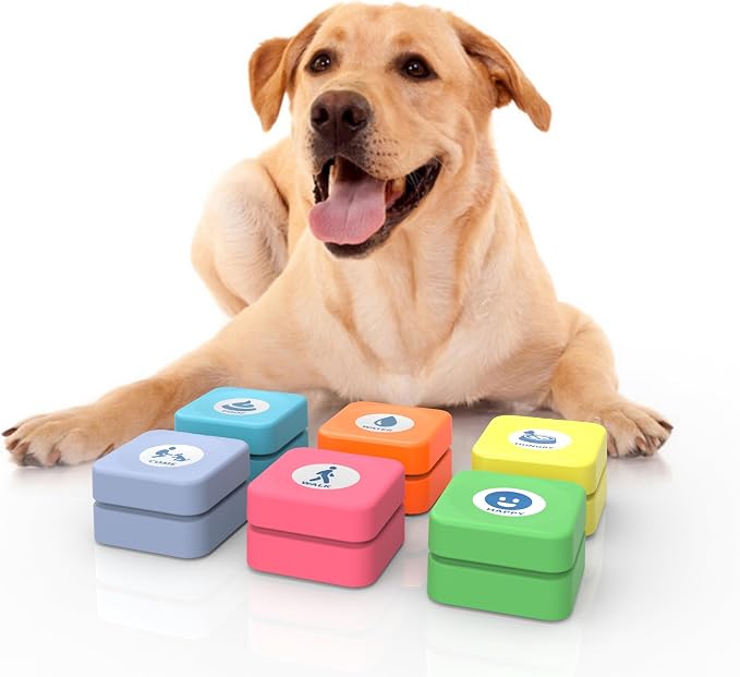 Rechargeable Dog Buttons Starter Pack, 6 Counts