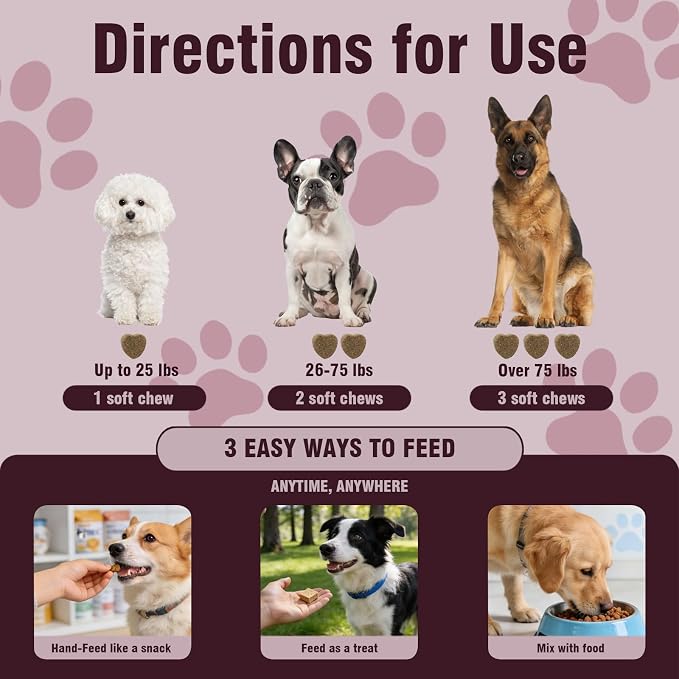 Calming Chews for Dogs 200 ct, Melatonin, Chicken, 200-Pack, 200 ct
