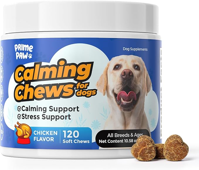 Calming Chews for Dogs Chicken 120 Soft Chews
