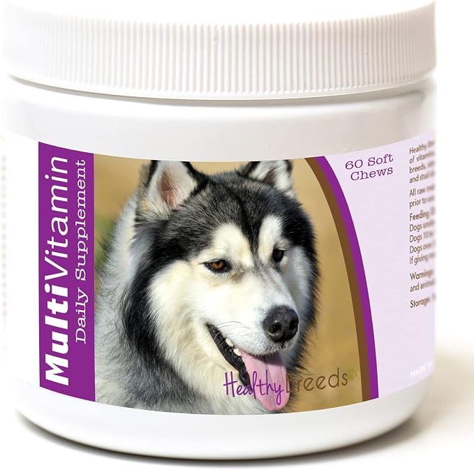 Healthy Breeds Siberian Husky Multi-Vitamin Soft Chews 60 Count
