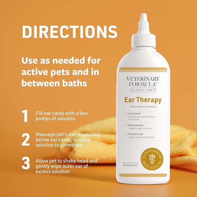 Veterinary Formula Clinical Care Ear Therapy, 8 oz