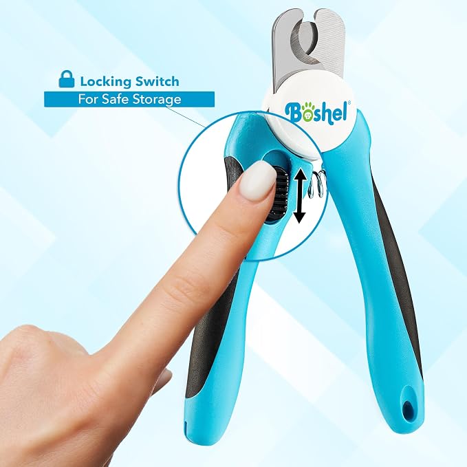Boshel Dog & Cat Nail Clipper with Safety Guard & Nail File