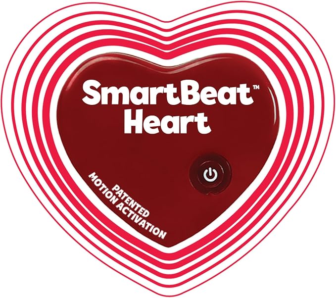 Snuggle Puppy SmartBeat Replacement Heart, Motion-Activated, 2 Modes | Replacement SmartBeat heart, motion-activated, 2 modes, 8-hour and 24-hour, batteries included, fits all Snuggle Puppy toys