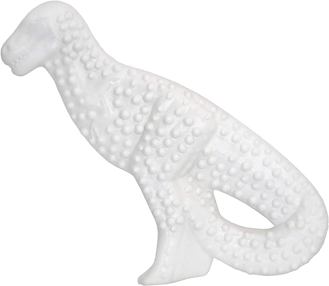 Nylabone Dental Dinosaur Power Chew Toy for Dogs, Dog Toys for Aggressive Chewers, Chicken Flavor, Small - Up to 25 lbs, 1 Count