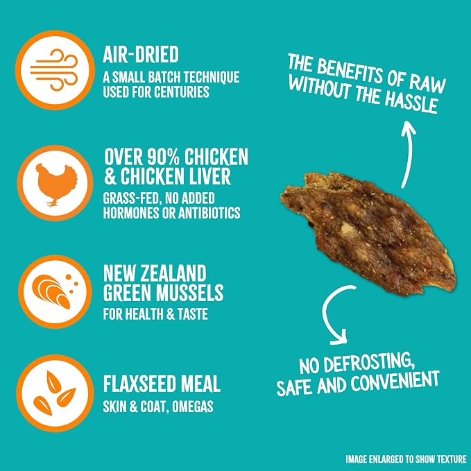 RawTernative Air Dried Dog Food, Chicken & Liver Recipe, 5 lb