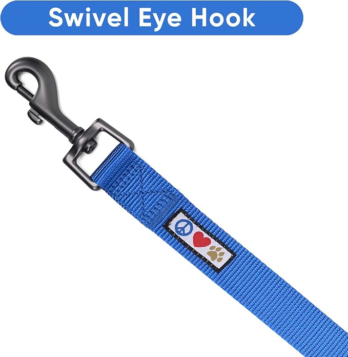 Pawtitas Dog Seat Belt | Pet Safety Seat Belt with Adjustable Strap for Small to Large Dogs | Exceeds Dog Safety Standards | Keep Your Dog Secure in The Car - Blue Car Seat Belt for Dogs