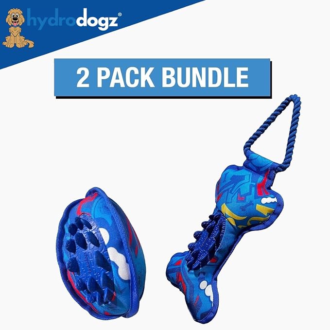 2-Pack Tuff N' Spikey Squeaky Dog Chew Toys