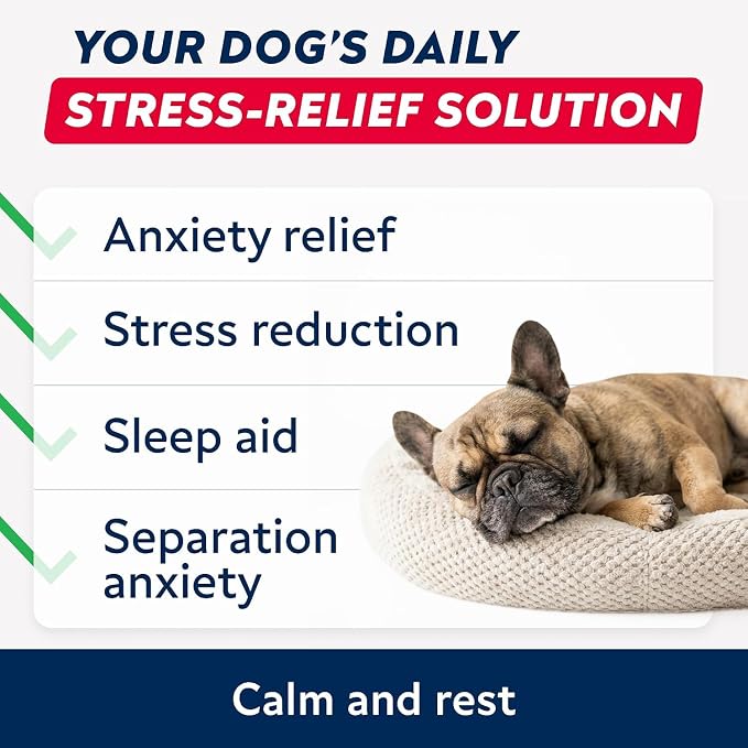 Hemp Calming Chews for Dogs - Stress&Anxiety Relief, Travel&Separation