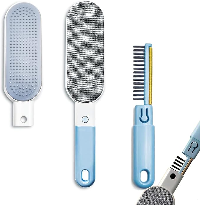 VrythosNex 4-in-1 Pet Hair Remover, Blue